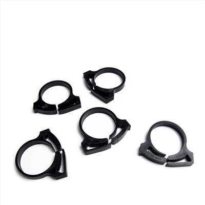 Set of 5 Secondary Air Injection Hose Clamps (AIR) 23mm - 25mm Clamped ...